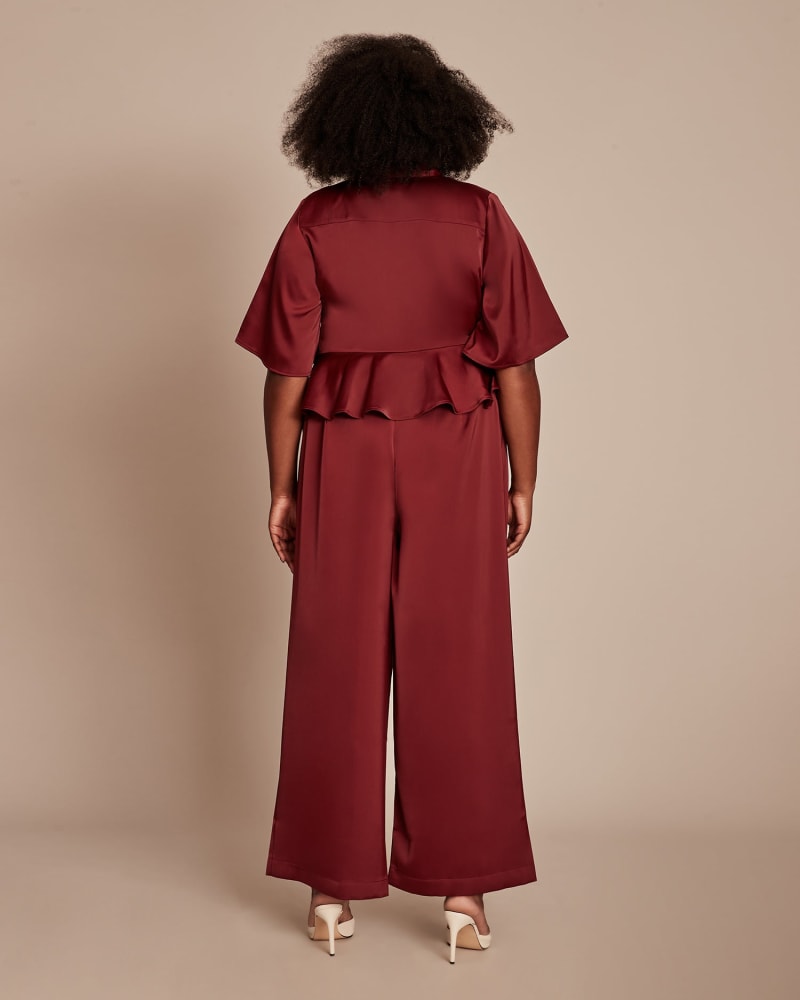 Red dress pants macy's 2025